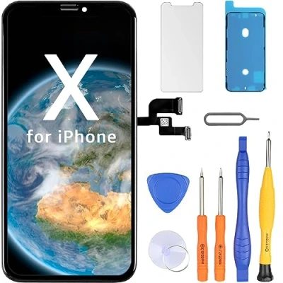 Afbeelding van LL TRADER voor iPhone X 5.8 inch Lcd scherm Vervanging Touchscreen Digitizer met Reparatie Tool Kits