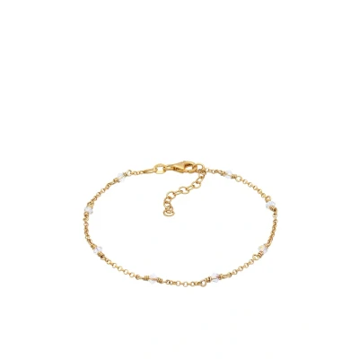Afbeelding van Elli Basic Armband goldcoloured, Dames, Maat: 18, Gold coloured