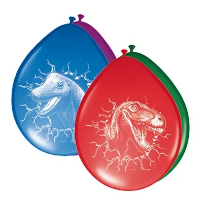 Afbeelding van Dinosaurus Ballonnen Dino Party 30cm 6 stuks