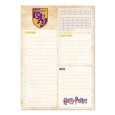 Afbeelding van Harry Potter Familieplanner Gryffindor A5 Naturel 54 Vellen