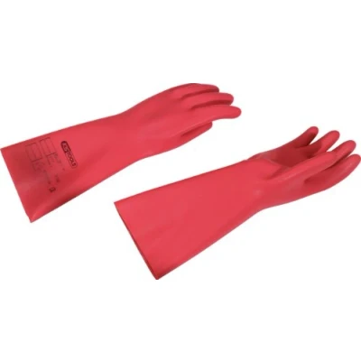 Afbeelding van KS Tools, beschermende handschoenen, Elektricienshandschoen met isolatie maat 11 rood (11)