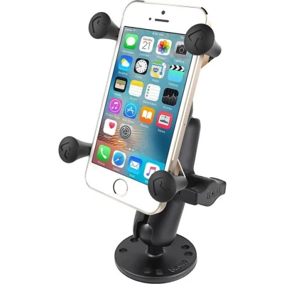Afbeelding van X Grip smartphone schroefvast Ronde base RAM B 138 UN7U