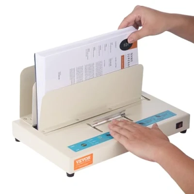 Image de VEVOR Thermorelieuse Machine à Relier Thermique A3 A4 A5 500 Feuilles Bureau