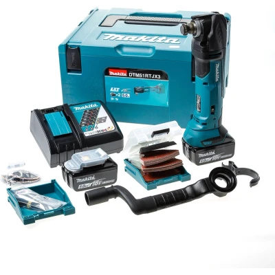 Afbeelding van Makita multitool dtm51rtjx 18V 5.0ah(2)