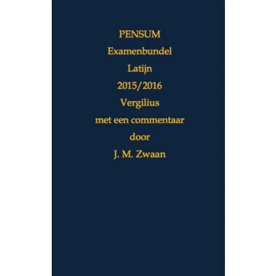 Afbeelding van Pensum examenbundel Latijn 2015/2016 Vergilius