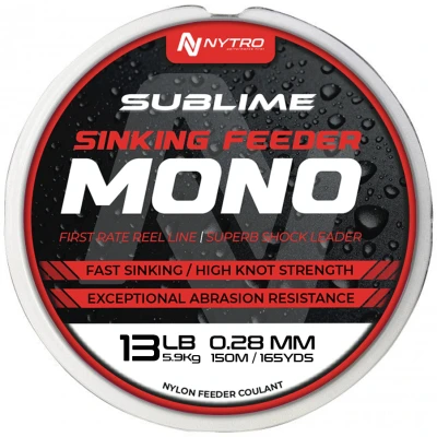 Afbeelding van Nytro Sublime Sinking Feeder Mono (150m) Maat : 0.28mm