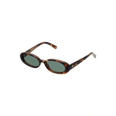 Afbeelding van Le Specs Outta LOVE Zonnebril, Dames, Maat: One Size, Brown/green
