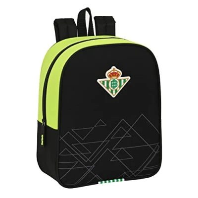 Afbeelding van Schoolrugzak Real Betis Balompié Zwart Limoen 22 x 27 10 cm