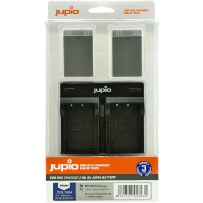 Afbeelding van Jupio Kit: 2x Battery PS BLS5 / BLS50 1210mAh + USB Dual Charger