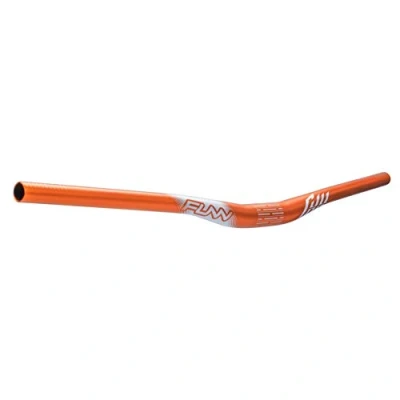 Afbeelding van Funn Full On MTB kleerhanger met 31,8 mm klem en breedte 785 mm, een robuuste lichte legering voor mountainbike, BMX racefiets, hanger 15 verhoging (oranje)