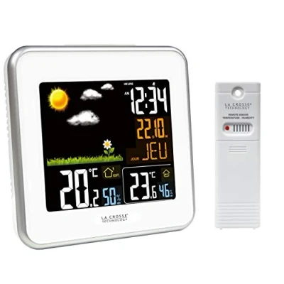 Afbeelding van La Crosse Technology WS6821 Weerstation met gekleurd scherm Wit