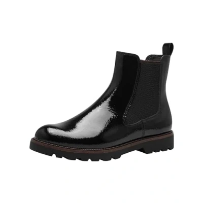 Afbeelding van Tamaris Dames 1 25433 43 Chelsea dameslaarzen, Zwarte opdruk