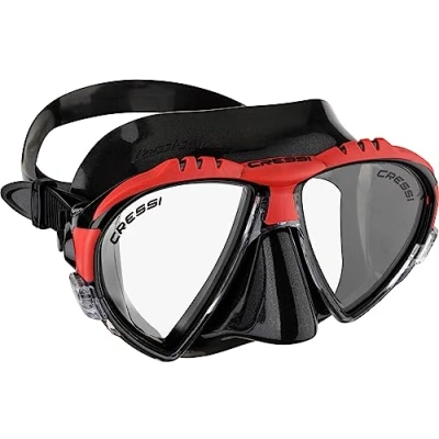 Afbeelding van Cressi Matrix Duikmasker Rood,Zilver