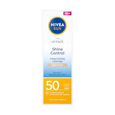 Afbeelding van NIVEA SUN UV Visage Mating Crème LIGHT avec la haute protection SPF50 50ml