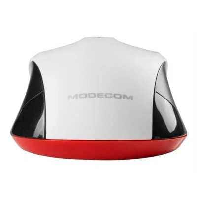Image de ModeCom MC WM9.1 Souris ergonomique optique 4 boutons sans fil 2.4 GHz récepteur USB noir et blanc