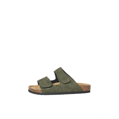 Afbeelding van Jack &amp; Jones Jfwcentral Pantoffels, Heren, Maat: 42, Olive night Hoogwaardig imitatieleer