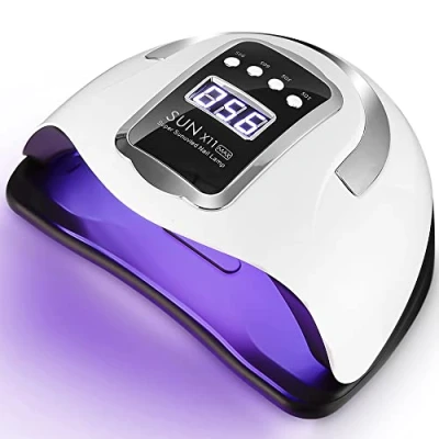Afbeelding van Nagellamp met uv ledverlichting, 280 W, 66 leds, professionele sneldroger 4 timers, lcd display en intelligente vingersensor voor alle gelnagellak, gelnagels, Shellac