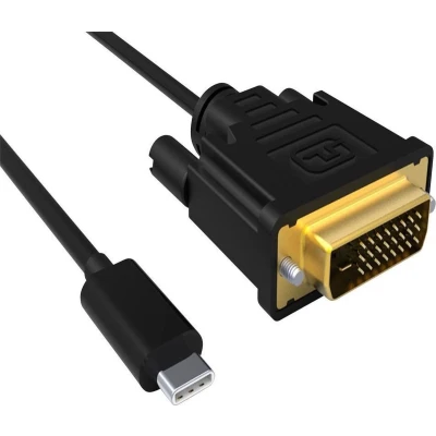 Afbeelding van ACT SB0033 USB C Conversie Kabel Type naar DVI Male 4K/30Hz 2 meter