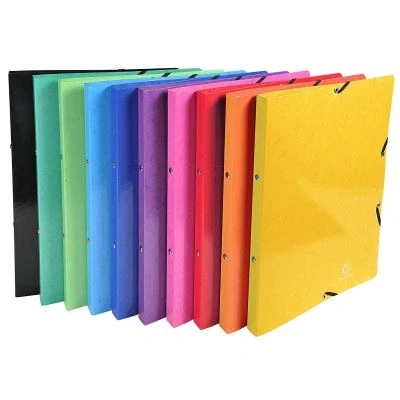 Image de Exacompta 54829E Set de 20 Classeurs Idérama format 32x25 cm avec 2 anneaux 1,5 10 s assorties
