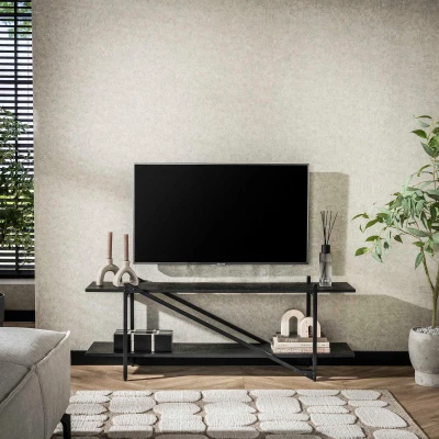 Afbeelding van Kingsley tv meubel 140 cm grijs
