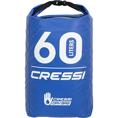 Afbeelding van Cressi Sub S.p.A Dry Back Pack Premium rugzak, 100% waterdicht, drijvend, hoogwaardig, blauw, 60 l