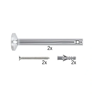 Afbeelding van Paulmann 17824 12V kabelsysteemcomponenten Afbuiger Set van 2 stuks Chroom