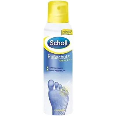 Afbeelding van Scholl Voetschimmel beschermingsspray voetvriendelijke deodorant langdurige werking tegen onaangename geurtjes 150 ml