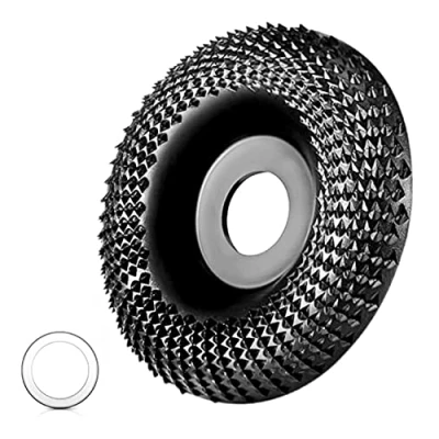 Image de Disque abrasif pour meuleuse d&#039;angle 115 mm à râper bois de fraisage façonner et poncer Convient les disques sculpture sur avec tiges