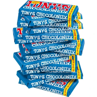 Afbeelding van Tony&#039;s 70% Puur 15 Repen