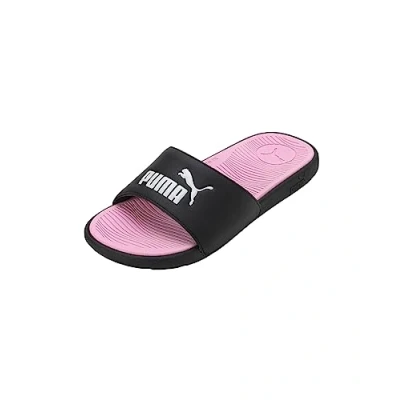 Afbeelding van PUMA Cool Cat 2.0 Wns gladde damessandalen, Zwart Wit Pale Roze