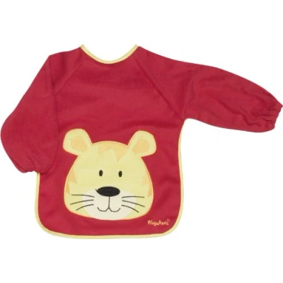 Afbeelding van Playshoes Slabbetje met mouwen lang sleeves voor kinderen Onesize Rood maat