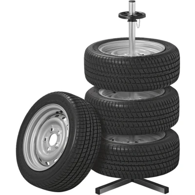 Afbeelding van Pro Plus Banden Opbergrek Velgenboom Aluminium voor 4 Bandbreedte tot 225 mm
