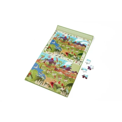 Afbeelding van Scratch europe magnetische puzzelboek dino 80st