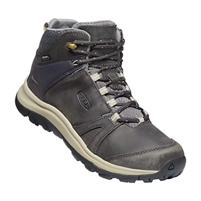 Afbeelding van KEEN Terradora 2 Leather Mid Waterproof, wandellaarzen voor dames, Magneet Plaza Taupe, 38,5 EU, Taupe
