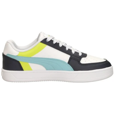 Afbeelding van Puma Caven 2.0 Block Jr Sneakers, uniseks, kinderen, White Safe Lake New Navy
