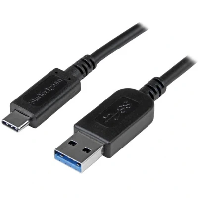 Afbeelding van Kabel USB A naar C Startech USB31AC1M Zwart