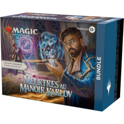 Afbeelding van Bundle Magic: The Gathering Murders in Karlov Manor 9 spelboosters, 30 veldkaarten + exclusieve accessoires (Franse versie)