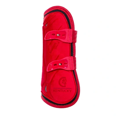 Image de Kentucky Protèges Tendons Bamboo Elastic Velvet Rouge M