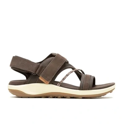 Afbeelding van Merrell Terran 4 Backstrap Outdoorsandalen, Dames, Maat: 41, Bracken Leer en textiel