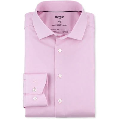 Afbeelding van OLYMP Overhemd Luxor 24/Seven Modern Fit Rose 42