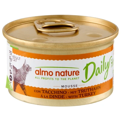 Afbeelding van Almo Nature Cat Blik Daily Menu Mousse 85 g Kattenvoer Kalkoen