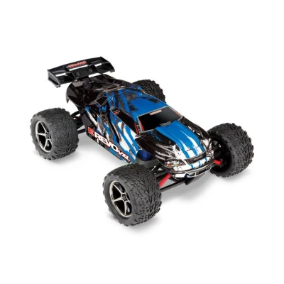 Afbeelding van Traxxas E Revo VXL 1/16, Brushless TSM blauw met accu en usbC lader
