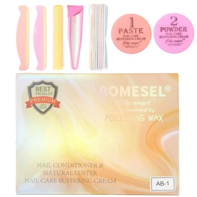 Afbeelding van Japanse manicure, 13 delige manicureset voor nagelregeneratie en versterking van de nagelplaat, herstellende behandeling, geschikt beginners die nagelkunst liefhebbers hebben