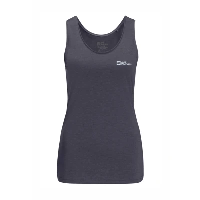 Afbeelding van Jack Wolfskin Crosstrail TANK Top, Dames, Maat: Medium, Graphite