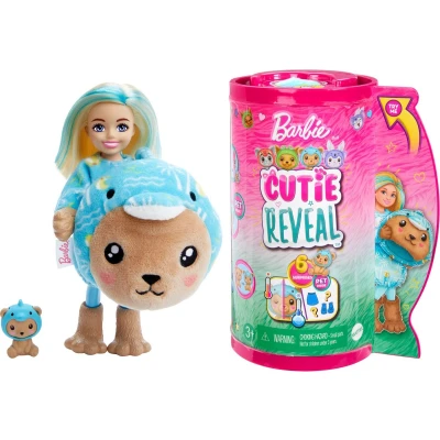 Afbeelding van Mattel Cutie Reveal Chelsea Teddybeer als dolfij