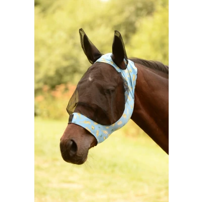 Image de Weatherbeeta Masque Anti Mouches Stretch avec Oreilles Seahorse Mini Shetland