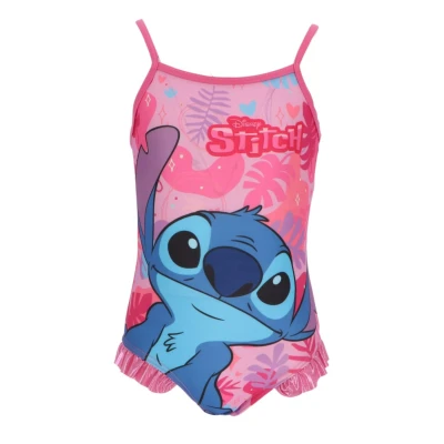 Afbeelding van Lilo &amp; Stitch Badpak Roze Maat 3/4 Jaar