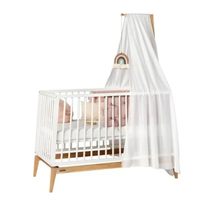 Afbeelding van Voile voor babybed, Linea, wit