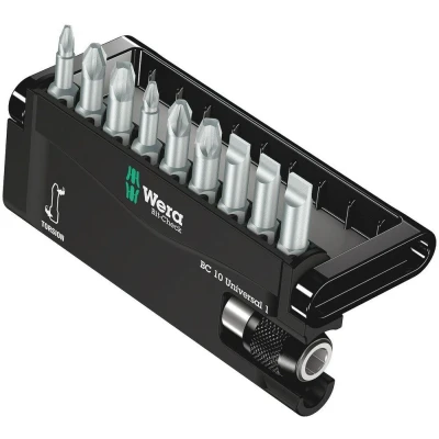 Afbeelding van Wera 10 delige universele bitset Bit Check 8100 9/TZ