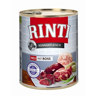 Afbeelding van 800g RINTI Kennerfleisch met Paard hondenvoer nat